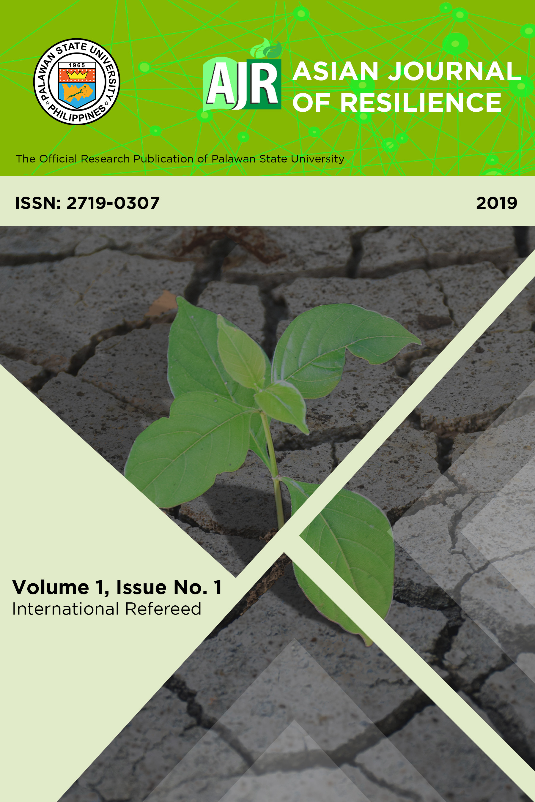 Asian journal of resilience journal cover